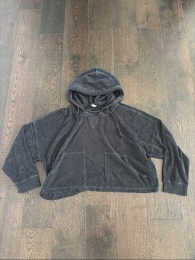 Free People Cropped Terri Hoodie